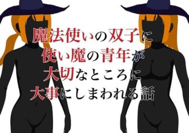 エチエチ漫画ー魔法使いの双子に使い魔の青年が大切なところに大事にしまわれる話d_240927ダウンロードはコチラ！