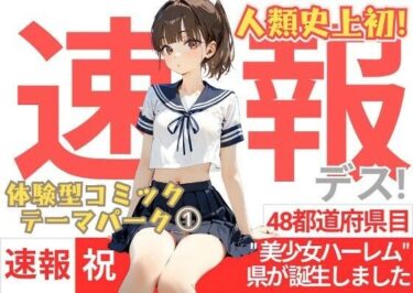 エチエチ漫画ー【速報です！】人類史上初！！純粋培養された33万人『美少女ハーレム県』が誕生しました！！！-体験型コミック・テーマパークOpen-d_472510ダウンロードはコチラ！