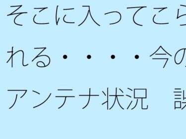 エチエチ漫画ー【無料】そこに入ってこられる・・・・今のアンテナ状況 誤解だが細部の話d_521326zeroダウンロードはコチラ！